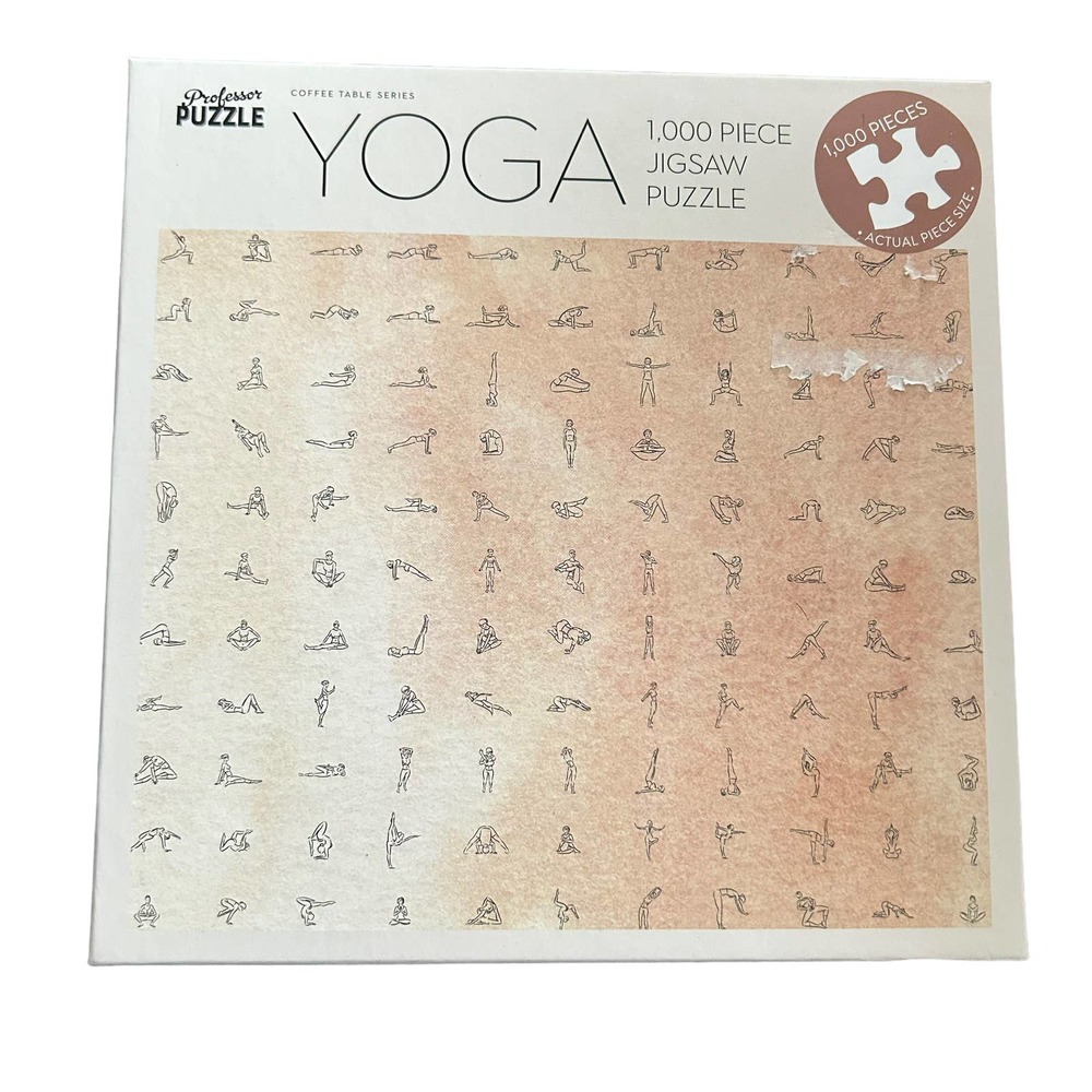 YOGA POSITIONS 1000 PIECE JIGSAW PUZZLE NEW IN BOX